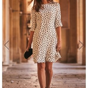 Chic Polka Dot Mini Dress